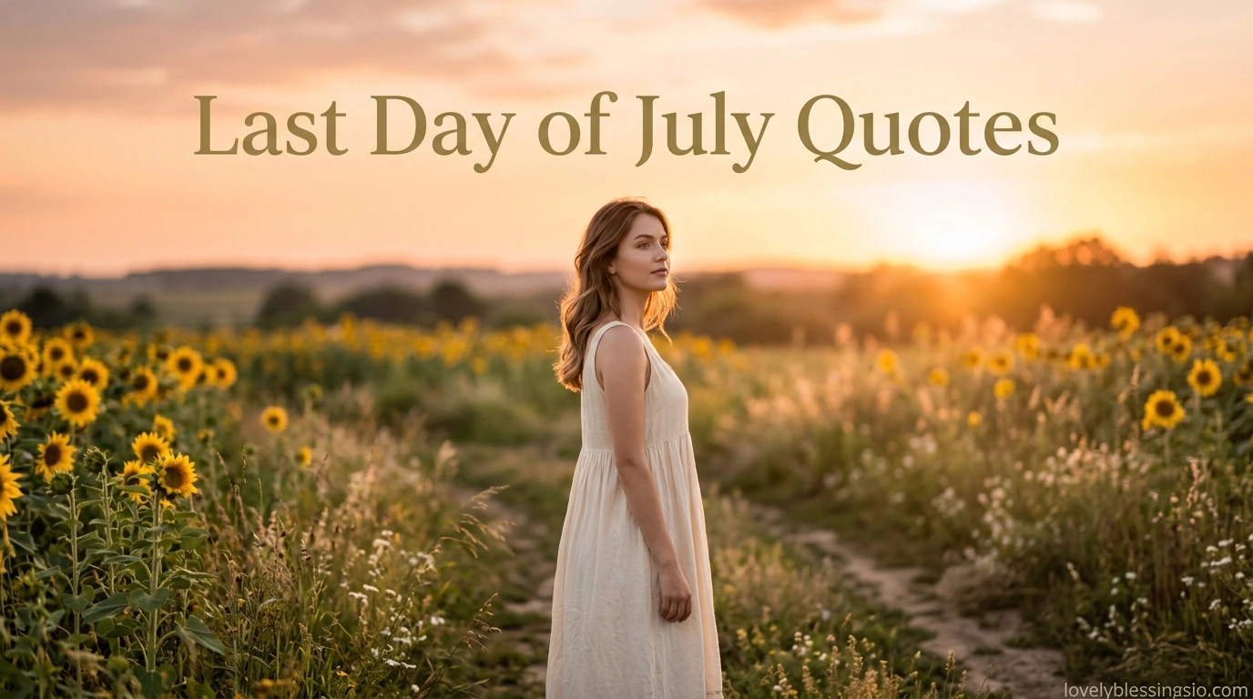 Last Day of July Quotes