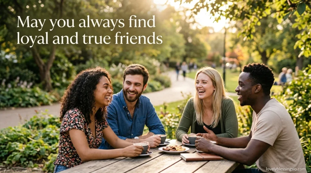 May you always find loyal and true friends