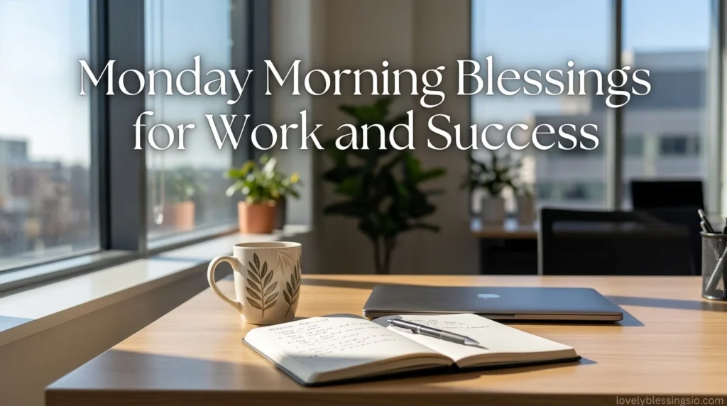 Monday Morning Blessings for Work and Success