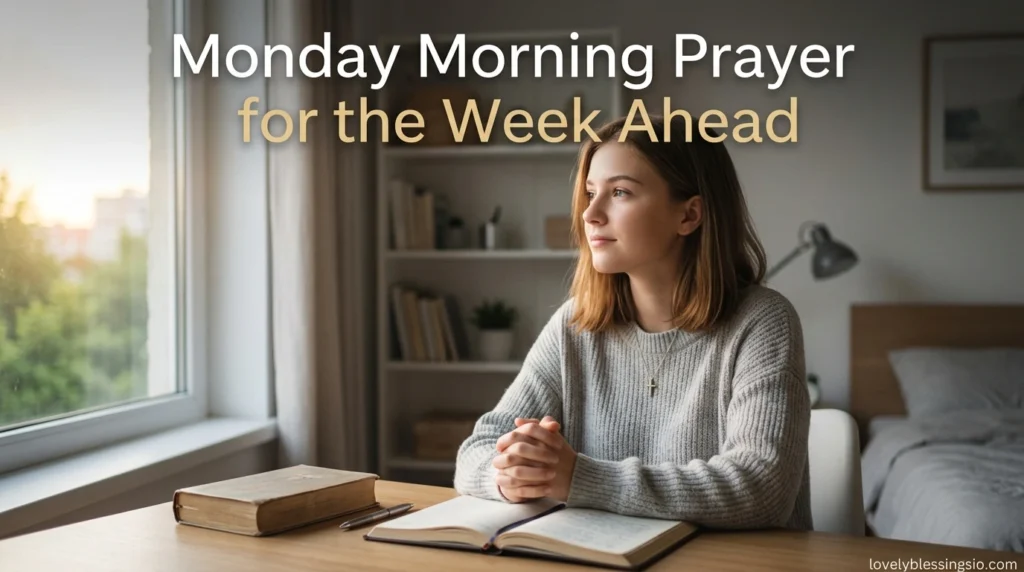 Monday Morning Prayer for the Week Ahead