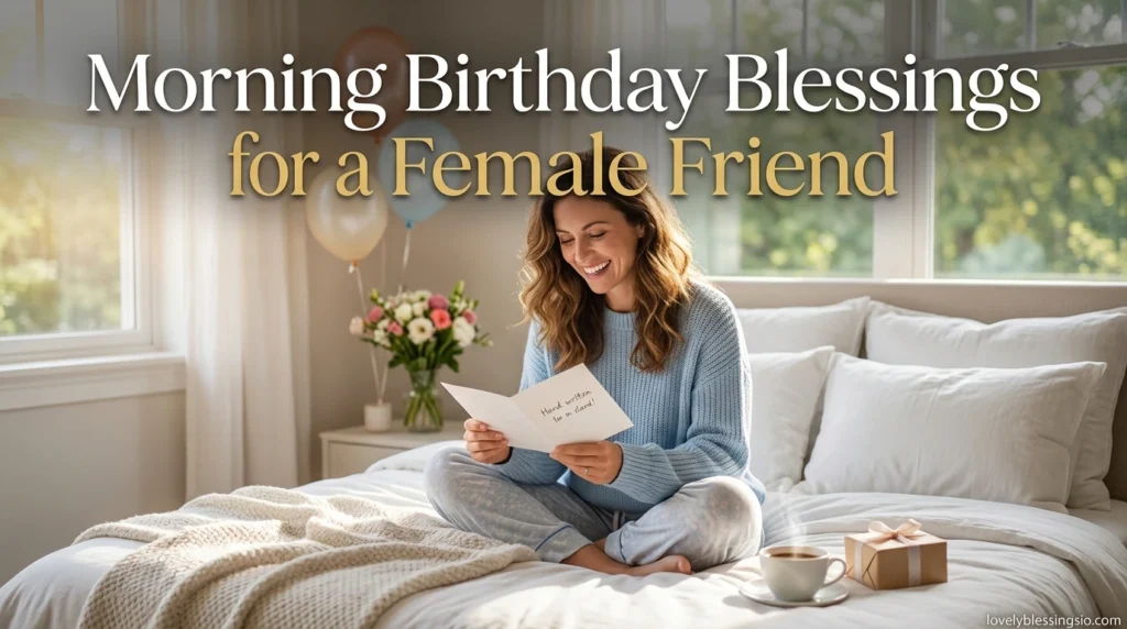 Morning Birthday Blessings for a Female Friend