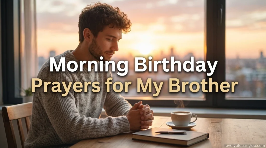 Morning Birthday Prayers for My Brother