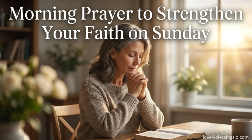 Morning Prayer to Strengthen Your Faith on Sunday