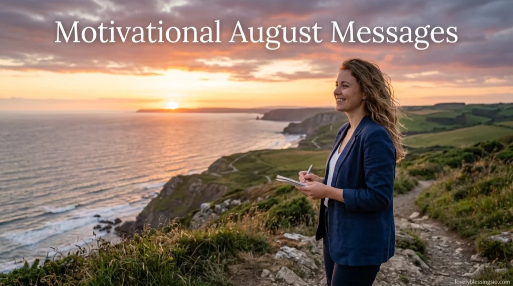 Motivational August Messages