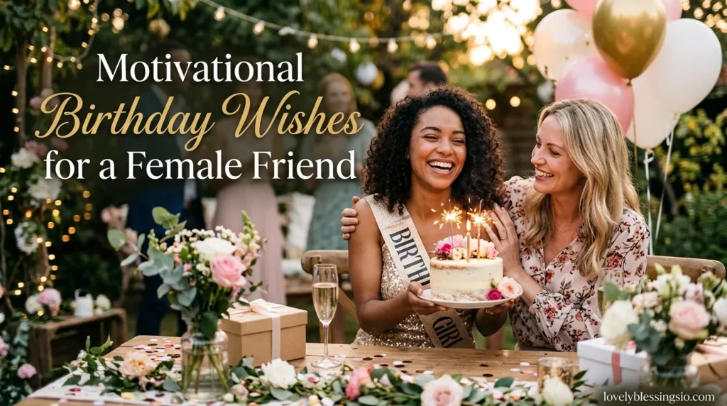 Motivational Birthday Wishes for a Female Friend