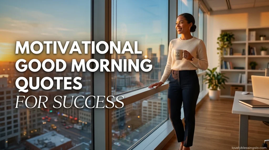 Motivational Good Morning Quotes for Success