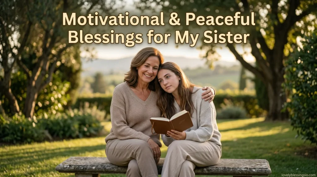 Motivational & Peaceful Blessings for My Sister