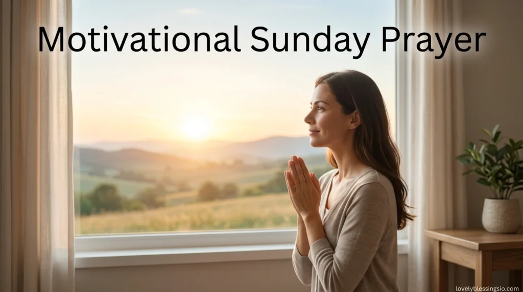 Motivational Sunday Prayer