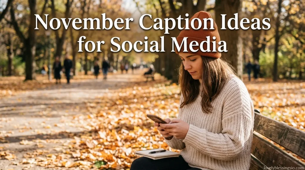 November Caption Ideas for Social Media