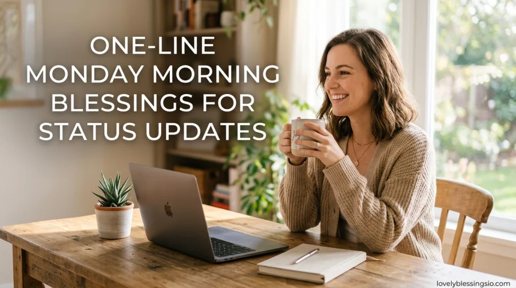 One-Line Monday Morning Blessings for Status Updates