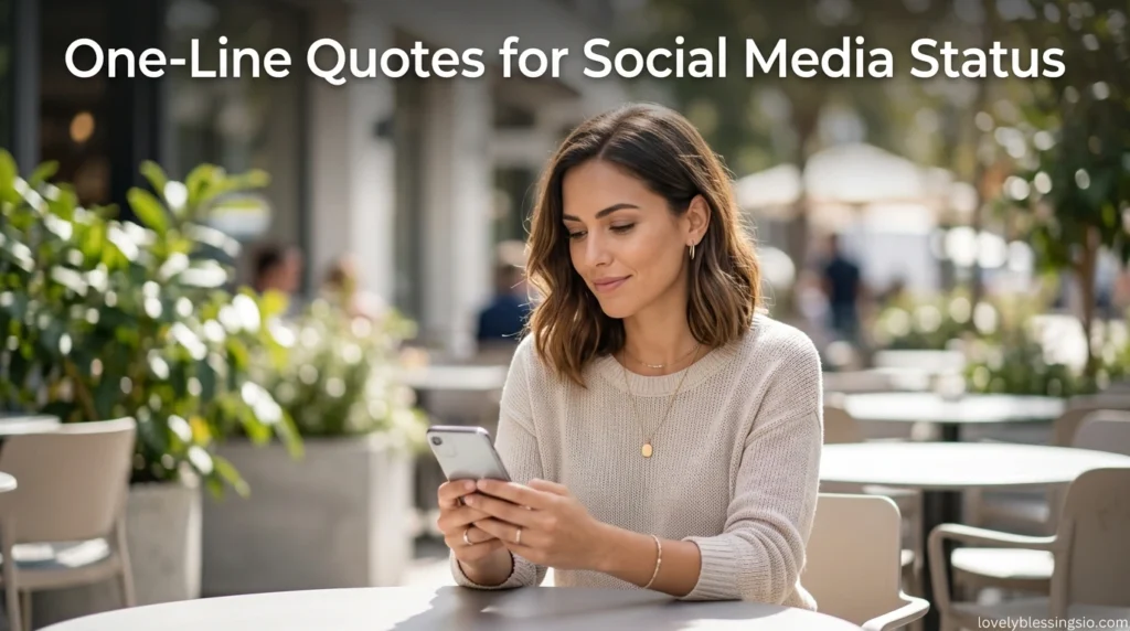One-Line Quotes for Social Media Status