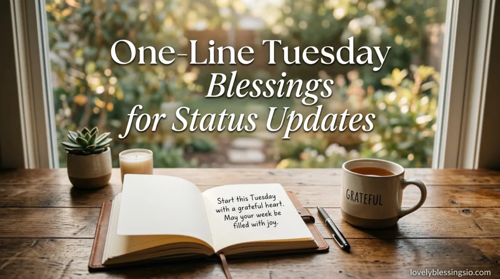 One-Line Tuesday Blessings for Status Updates