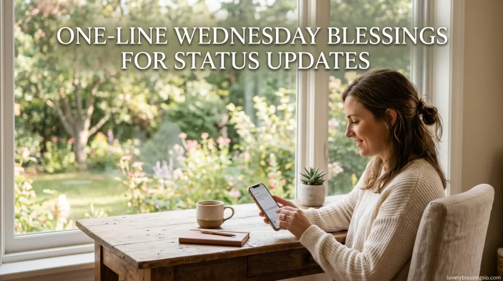 One-Line Wednesday Blessings for Status Updates