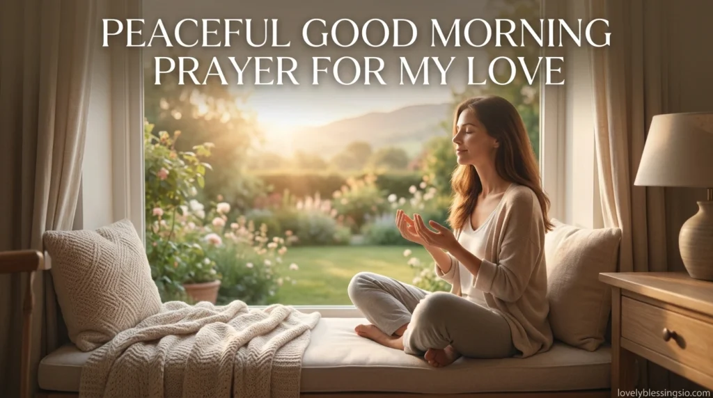 Peaceful Good Morning Prayer for My Love