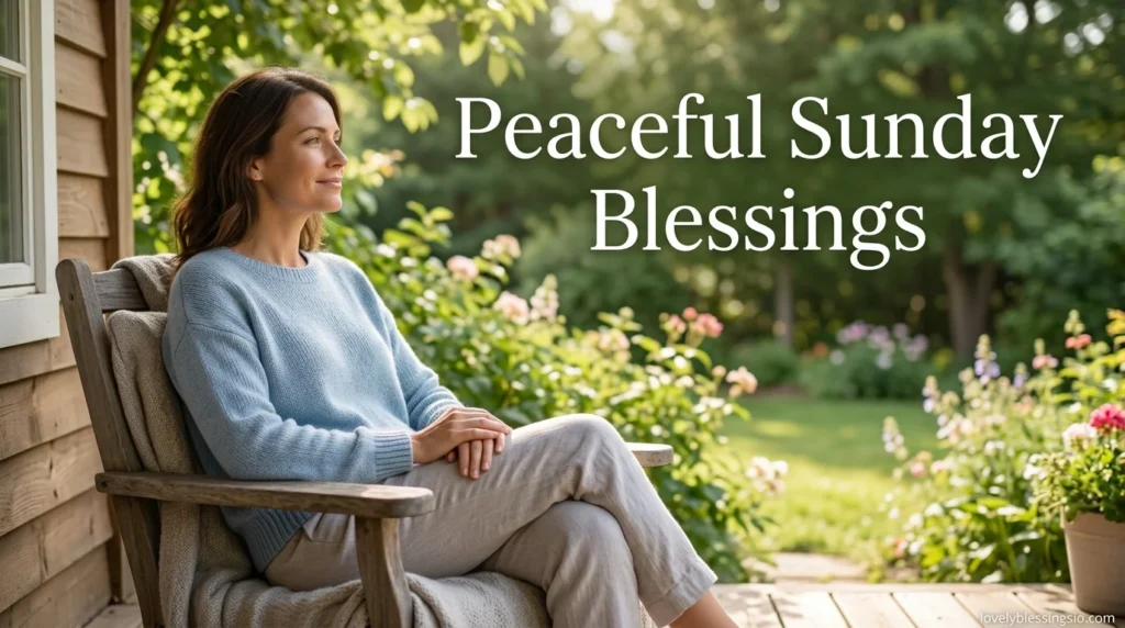 Peaceful Sunday Blessings