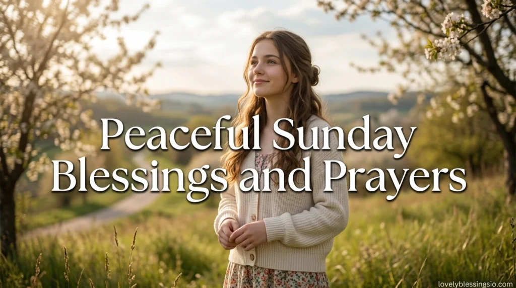 Peaceful Sunday Blessings and Prayers