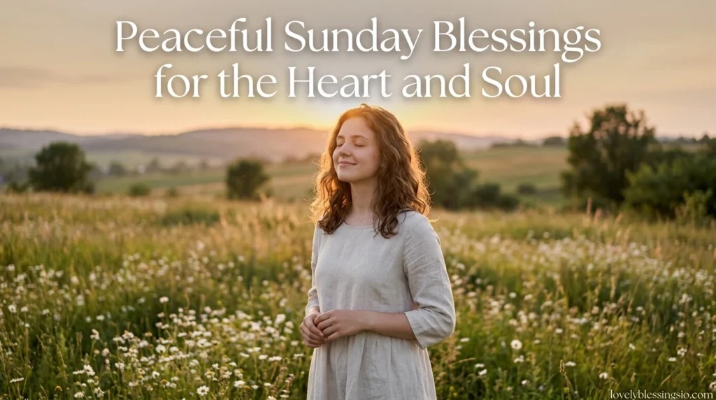Peaceful Sunday Blessings for the Heart and Soul