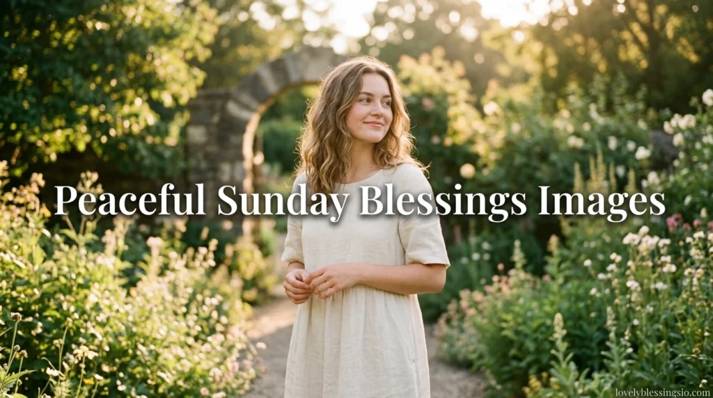 Peaceful Sunday Blessings Images