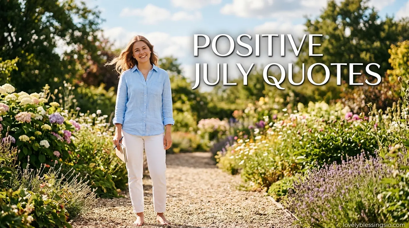 Positive July Quotes