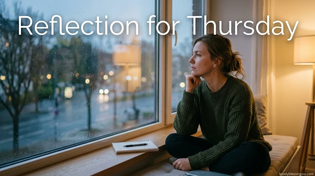Reflection for Thursday