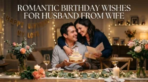 Romantic Birthday Wishes for Husband From Wife