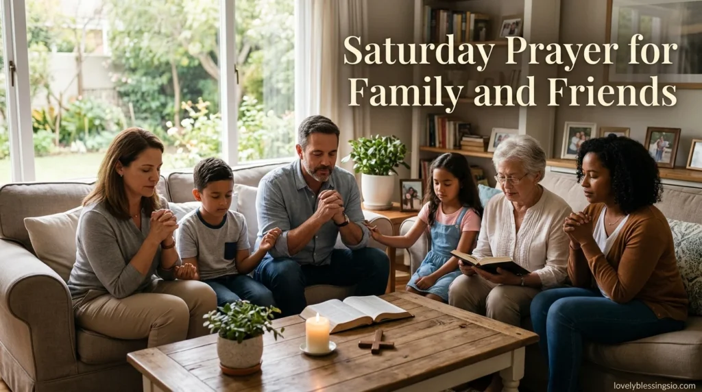 Saturday Prayer for Family and Friends