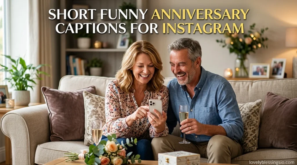 Short Funny Anniversary Captions for Instagram