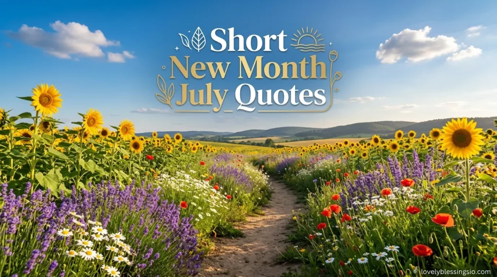 Short New Month July Quotes