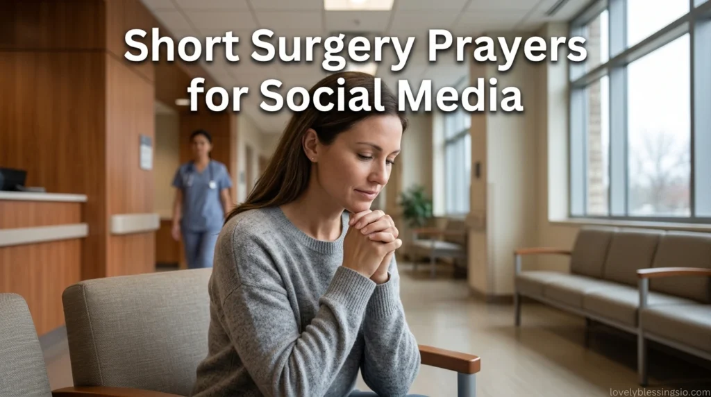 Short Surgery Prayers for Social Media