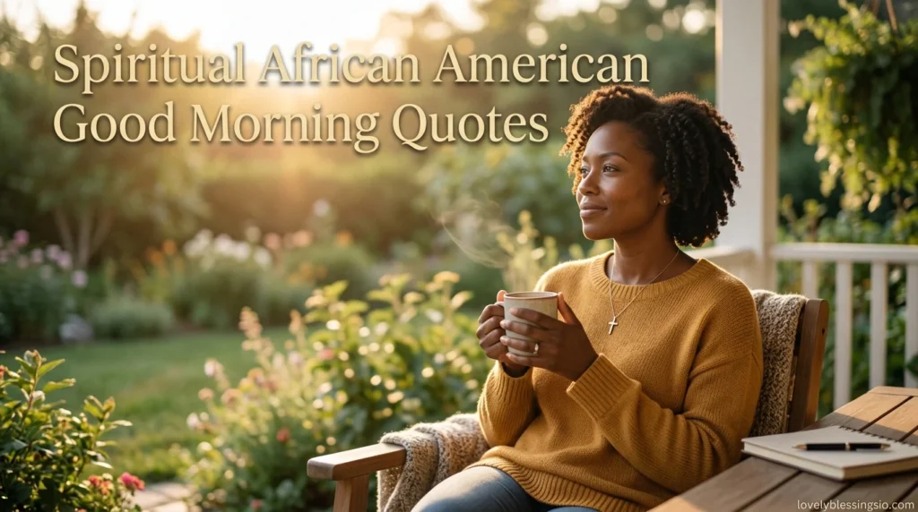 Spiritual African American Good Morning Quotes