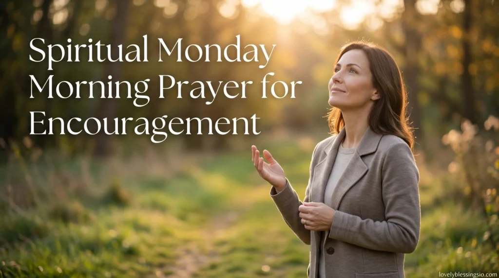 Spiritual Monday Morning Prayer for Encouragement