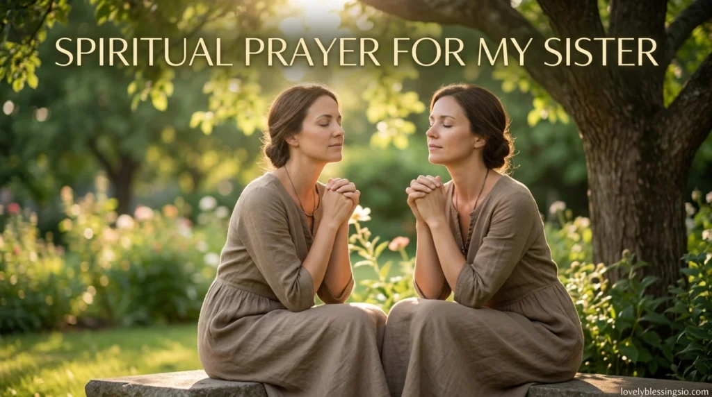 Spiritual Prayer for My Sister