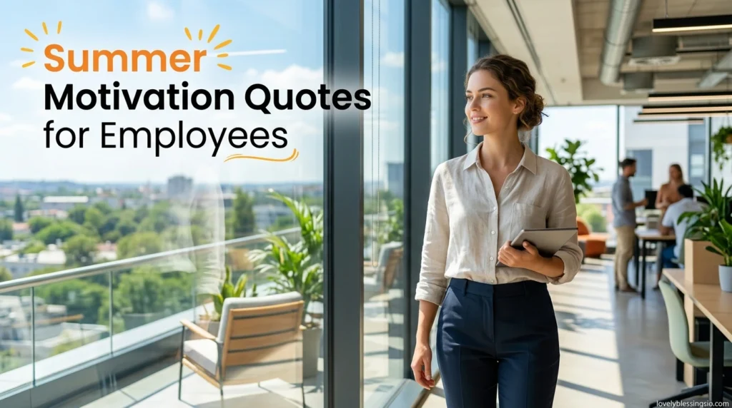 Summer Motivation Quotes for Employees