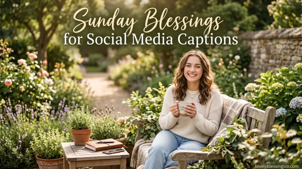 Sunday Blessings for Social Media Captions