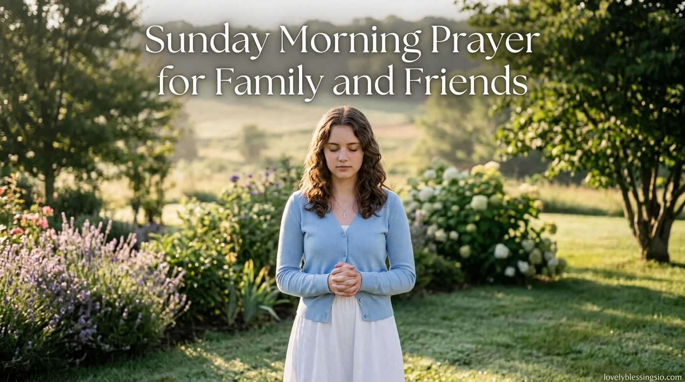 Sunday Morning Prayer for Family and Friends