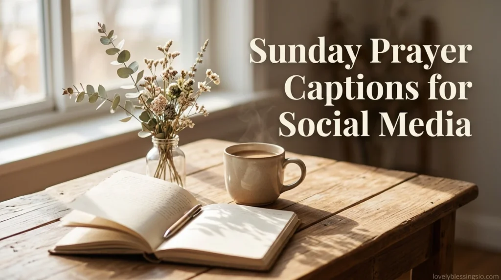 Sunday Prayer Captions for Social Media