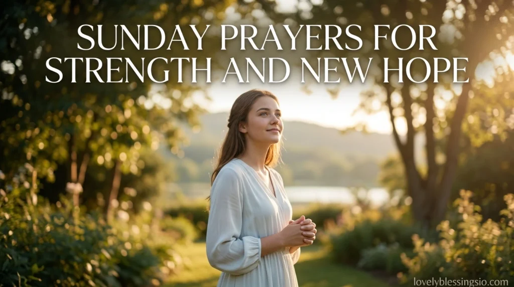 Sunday Prayers for Strength and New Hope