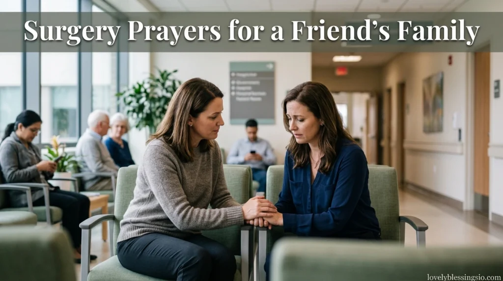 Surgery Prayers for a Friend's Family