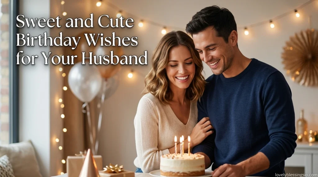 Sweet and Cute Birthday Wishes for Your Husband
