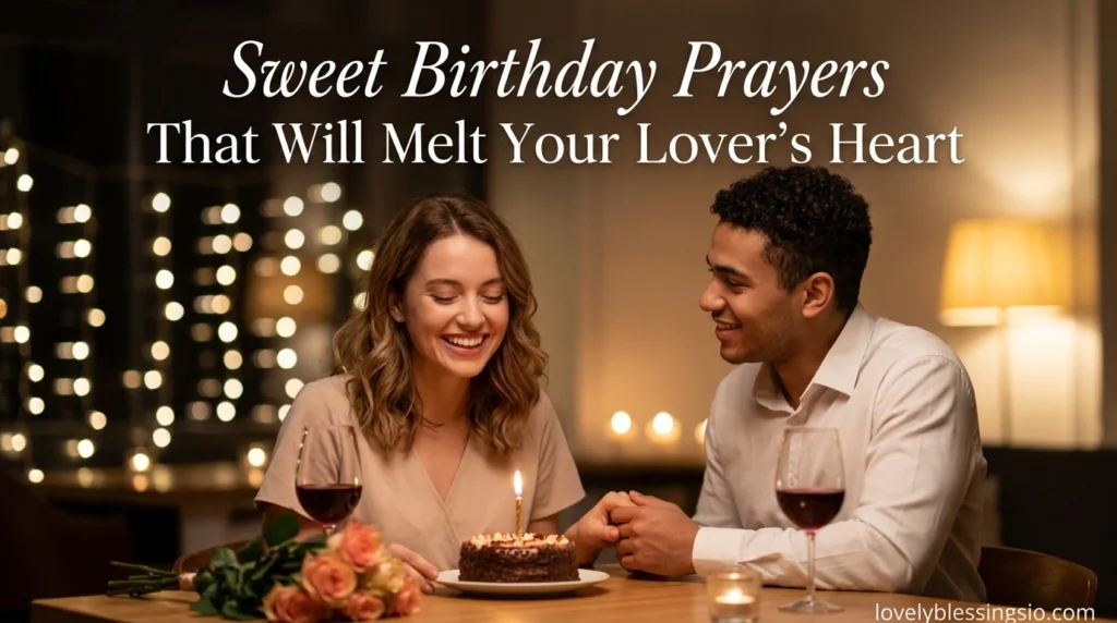 Sweet Birthday Prayers That Will Melt Your Lover's Heart