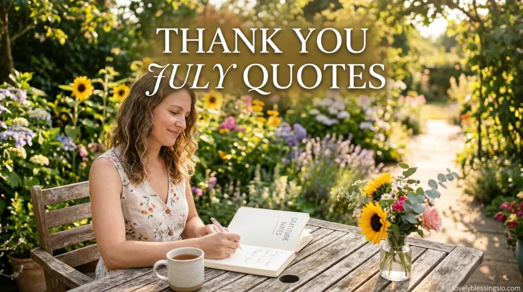 Thank You July Quotes