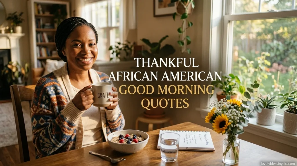 Thankful African American Good Morning Quotes