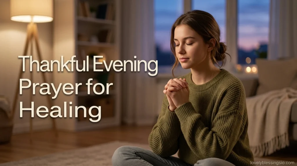 Thankful Evening Prayer for Healing
