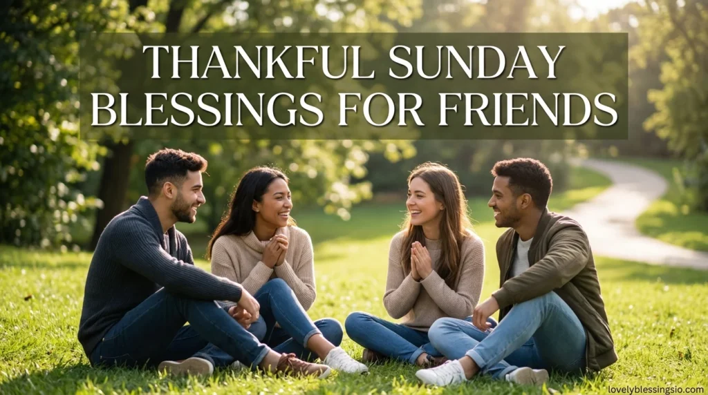 Thankful Sunday Blessings for Friends