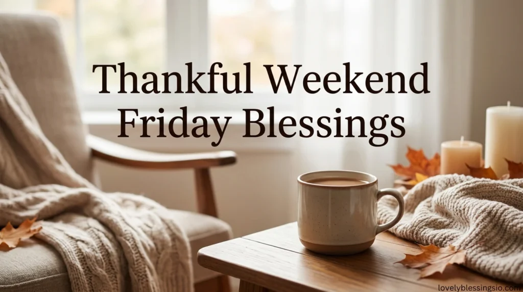 Thankful Weekend Friday Blessings