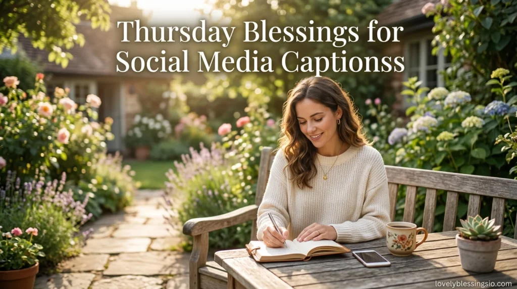 Thursday Blessings for Social Media Captions