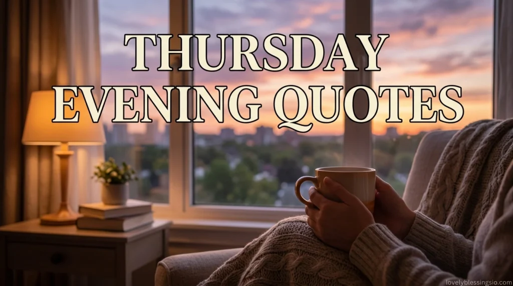Thursday Evening Quotes