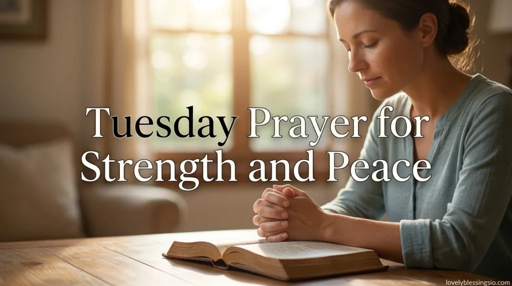 Tuesday Prayer for Strength and Peace