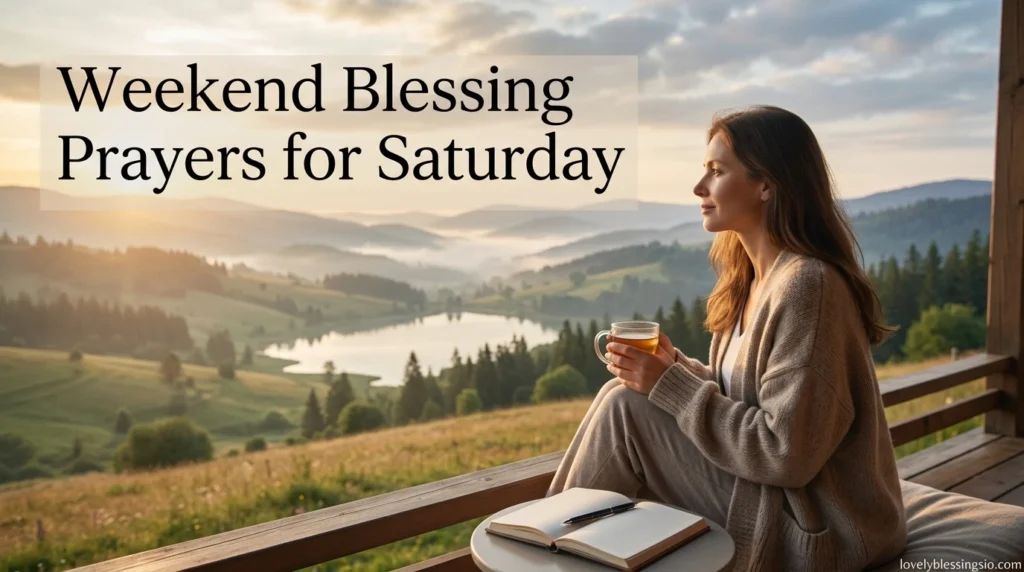 Weekend Blessing Prayers for Saturday