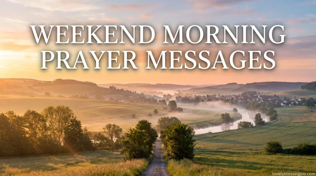 Weekend Morning Prayer Messages